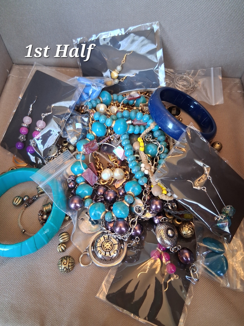 Mixed Jewelry Craft Lot - Women Jewelry - Over 2 Pounds